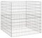 vidaXL - Tuincomposter - 100x100x100 - cm - van - Gegalvaniseerd - Staal - - - Vierkant