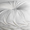 Dutch Decor - KAJA - Sierkussen rond velvet Ø40 cm - Snow White - wit