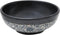 vidaXL - Opzetwasbak - rond - Φ41x14 - cm - keramiek - zwart - en - blauw