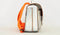 Own Stuff Lederen Boekentas Lagere school - Silver/Oranje rug