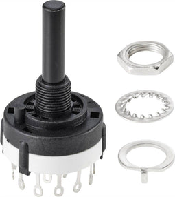 TRU COMPONENTS SR26A4-4-3-R-29 Draaischakelaar 250 V 150 mA 12 x 30 ° 1 stuk(s)