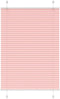 vidaXL - Plissé - rolgordijn - 85x100 - cm - stofbreedte - 84,4 - cm - polyester - roze