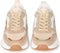 POSH by Poelman CHARLIE - Dames sneakers - Chunky zool 4 cm - Beige (38)