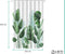 Loti Living Strelitzia - Douchegordijn 120x200 cm - Waterdicht en Anti Schimmel