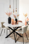 Light & Living Tomochi - Ronde Eettafel - Marmer Wit - Ø120x78 cm