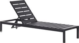 Ligstoel aluminium zwart NARDO