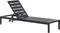 Ligstoel aluminium zwart NARDO
