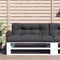 vidaXL - Palletkussens - 2 - st - stof - antracietkleurig