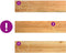 vidaXL - Traptreden - 2 - st - 110x30x2 - cm - massief - eikenhout - lichtbruin