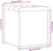 vidaXL - Opbergbank - 42x42x45 - cm - bewerkt - hout - oud - houtkleurig