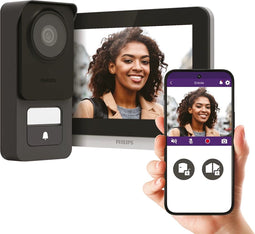 Philips WelcomeEye Connect 3 WiFi deurbel met camera - 3K beeld