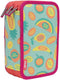 Driedubbele Pennenzak Milan Frutikis Groen (19,5 x 13 x 7,5 cm)
