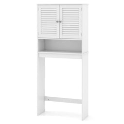 Coast Toiletkast met 2 Deuren - 66 x 25,5 x 157 cm - Wit - MDF