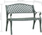 vidaXL - Tuinbank - 102 - cm - gietaluminium - groen