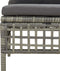 vidaXL - Tuinhoekbank - met - kussen - poly - rattan - grijs