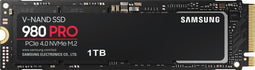 Samsung 980 PRO - Interne SSD - PCIe 4.0 NVMe M.2 - 7000 MB/s leessnelheid - 1 TB