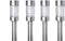 Hyundai - RVS buitenlamp op zonne-energie – LED - 4 pack