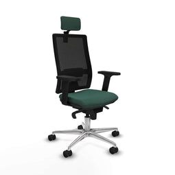 Piqueras y Crespo 2D086N2 - Bureaustoel - Hoofdsteun en armleuning - Groen