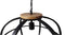 HSM Collection Hanglamp Michigan - ø58x45 - Zwart - Ijzer/hout