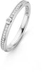TI SENTO Ring 12147ZI - Zilveren dames ring - Zirkonia pavé - Maat 52