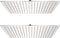 vidaXL - Regendouchekop - 2 - st - 30x30 - cm - roestvrij - staal