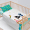 Set beddengoed HappyFriday Mr Fox Flying Boy Multicolour Wieg voor baby's 2 Onderdelen