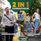MIVELO 2-in-1 fietstas - Waterdicht - 20 liter - Denimblauw