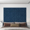 vidaXL - Wandpanelen - 12 - st - 0,54 - m² - 30x30 - cm - fluweel - blauw