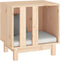 vidaXL - Hondenhok - 50x40x52 - cm - massief - grenenhout