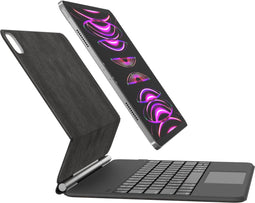 Belkin Pro - Hoes met Toetsenbord QWERTY - Bluetooth Auto-Wake - Grijs
