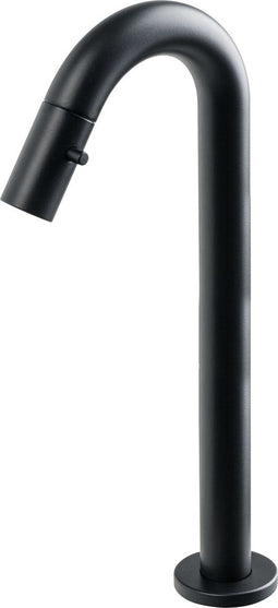 Plieger Lupo 2.0 - Opbouw toiletkraan - Verhoogd model - Uitloop 20.3 cm - Mat zwart - 10 jaar garantie