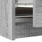 vidaXL - Tv-meubel - 100x35x54 - cm - bewerkt - hout - grijs - sonoma - eikenkleurig