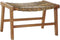 Kruk DKD Home Decor 65 x 47 x 40 cm Natuurlijk Teakboom Plastic Lichtbruin