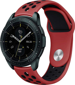 iMoshion Bandje Geschikt voor Samsung Gear S3 Frontier / Gear S3 Classic / Galaxy Watch (46mm) - iMoshion Siliconen sport bandje - Rood