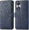 iMoshion Hoesje Geschikt voor Oppo A58 Hoesje Met Pasjeshouder - iMoshion Luxe Bookcase - Donkerblauw
