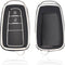 Autosleutel hoesje - TPU Sleutelhoesje - Sleutelcover - Autosleutelhoes - Geschikt voor Toyota - zwart - B2 - Toyota C-HR, Toyota Corolla, Toyota Rav, Toyota Rav4, Toyota Yaris, Toyota Aygo, Toyota Camry, Toyota Land Cruiser, Toyota Proace, Toyota P