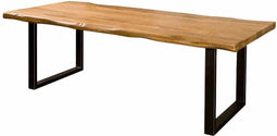 Tower living Nicosia mango diningtable - U 200x100 - 6 cm - 10x5