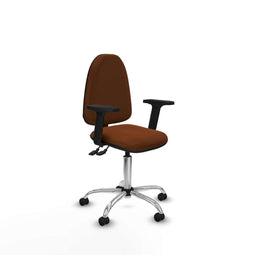 Piqueras y Crespo B2D05RF - Bureaustoel - Verstelbare hoogte met armleuning - Bruin
