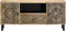 vidaXL - Tv-meubel - 105x33x46cm - massief - mangohout