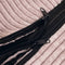 Designed by Lotte Ribbed - Hondenmand - Geribbelde stof - Roze - 65x60x20 cm
