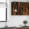 vidaXL - Hangkast - 20x29,5x60 - cm - bewerkt - hout - gerookt - eikenkleurig