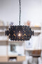 WOOOD Exclusive Kaki Hanglamp - Metaal - Zwart - 26x46x46