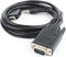 Gembird CC-DP-HDMI-5M video kabel adapter HDMI + 3.5mm VGA (D-Sub) Zwart