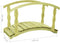 vidaXL - Tuinbrug - met - leuning - 170x74x105 - cm - geïmpregneerd - grenenhout