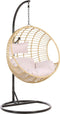Beliani ASPIO - Hangstoel - Beige - PE rotan