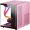 Mars Gaming MC-VIEWP - Micro-ATX Behuizing - Gehard glas - Roze