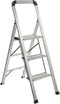 Escalo Aluminium huishoud trapladder SPACE met 3 grote antisliptreden treden