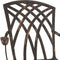 vidaXL - Tuinstoelen - Set - van - 2 - - - Bronzen - Gietaluminium