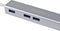 Equip 133481 - USB Hub - 1x Ethernet 1Gbps 3x USB 3.2 Gen 1 Type-A - Zilver