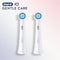 Oral-B iO Gentle Care - Opzetborstels - Zachte reiniging voor gevoelige zones (2 stuks)